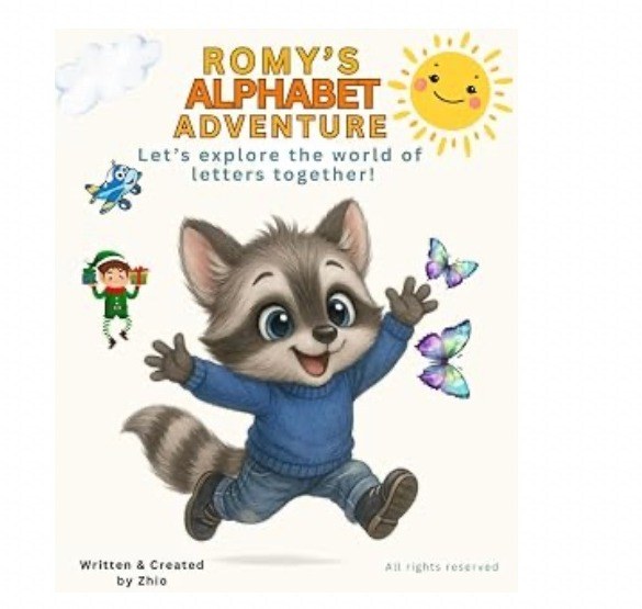 Romy's Alphabet Adventure Let's Explore book cover